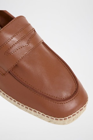 Espadrillas in pelle Nacho - Marrone - Castañer