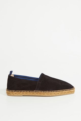 Espadrillas in pelle scamosciata Pablo - Nero - Castañer