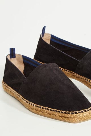 Espadrillas in pelle scamosciata Pablo - Nero - Castañer