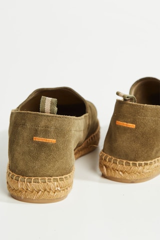 Espadrillas in pelle scamosciata Pablo - Kaki - Castañer