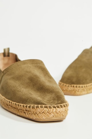 Espadrillas in pelle scamosciata Pablo - Kaki - Castañer