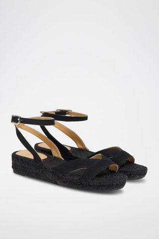 Sandali in cotone bio Sambola - Nero  - Castañer