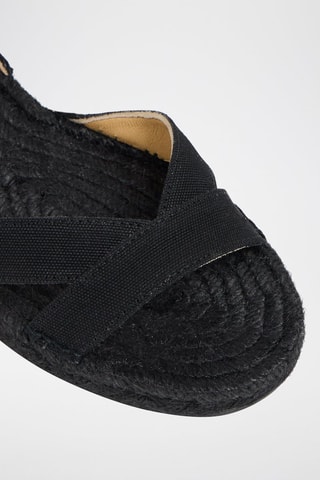 Sandali in cotone bio Sambola - Nero  - Castañer