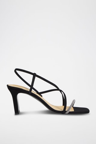 Sandali con tacco in pelle Lola - Nero  - Castañer