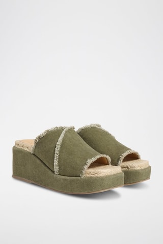 Ciabatte con zeepa Eleonora - Verde  - Castañer