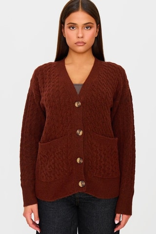 Cardigan - Marrone scuro - Pretty Little Thing