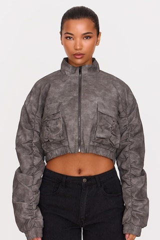 Giacca corta - Grigio scuro - Pretty Little Thing