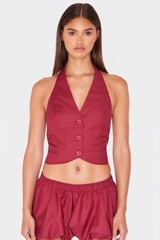 Gilet da completo - Bordeaux - Pretty Little Thing