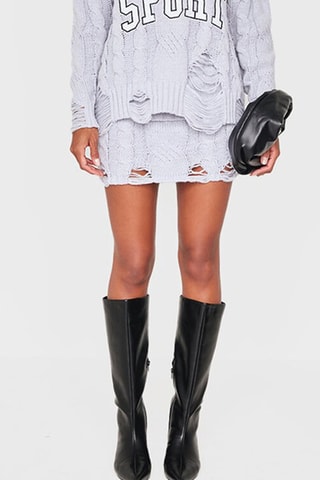 Minigonna - Grigio chiaro - Pretty Little Thing