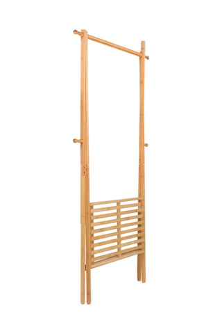 Perchero plegable de bambú Maya - 60/73 x 160 x 42