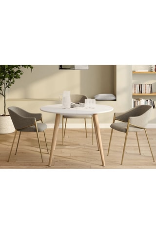 Mesa de comedor Stacy - 110 x 75 x 110 cm