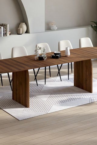 Mesa extensible Japandi - 200/300 x 75 x 90 cm