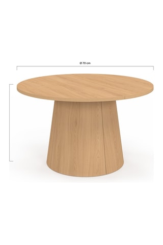 Mesa de centro Elvis - 70 x 70 x 40 cm