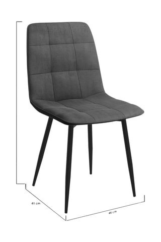 2 sillas Linda - 46 x 86 x 57 cm