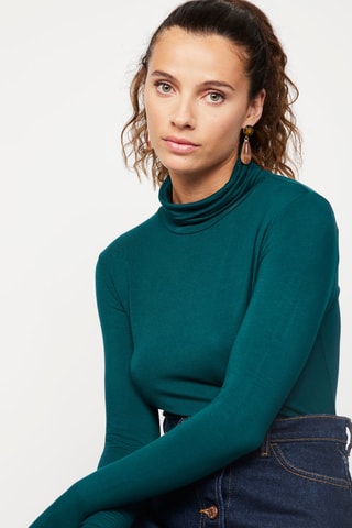 Jersey fino  - Verde oscuro