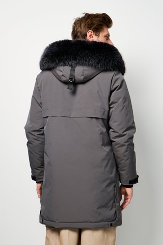 Anorak con capucha  - Gris oscuro