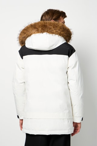 Parka  - Blanco y negro