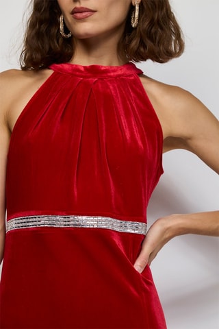 Vestido largo  - Rojo