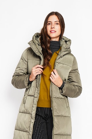 Anorak con capucha  - Caqui