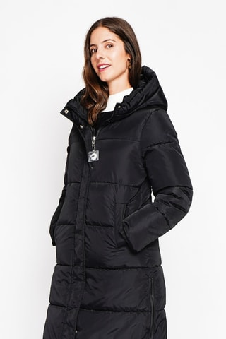 Anorak con capucha  - Negro