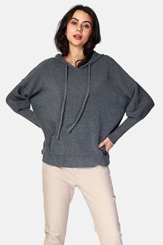 Jersey con capucha  - Gris oscuro