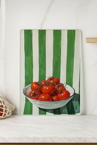 Planche à découper en verre trempé - 30 x 40 cm