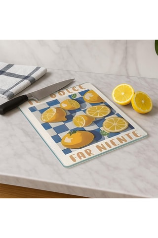 Planche à découper en verre trempé Il Dolce Far Niente - 30 x 40 cm