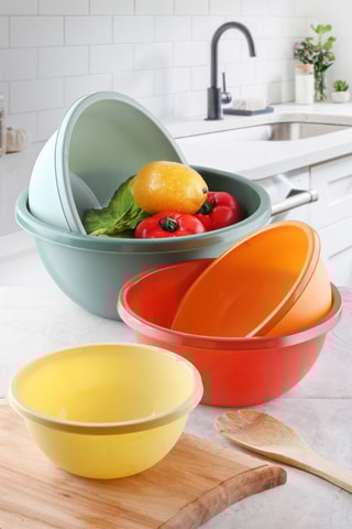 5 bols en plastique sans BPA - 100 à 500 cl