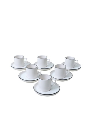 Service à café en grès - 6 personnes