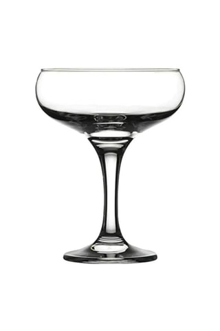 6 verres à pied - 9,5 x 9,5 x 13 cm