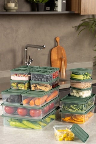 18 boîtes de rangement - 350 à 3500 ml