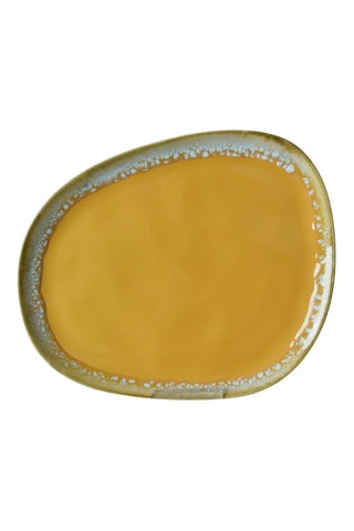 6 assiettes plates en céramique - 30 cm