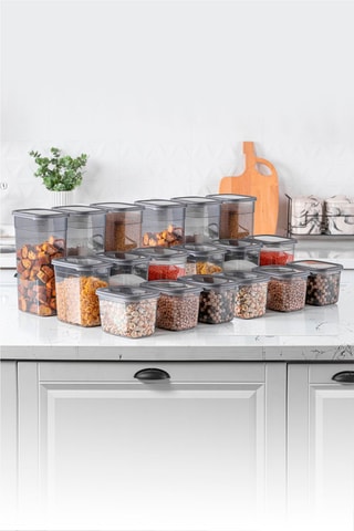 18 boîtes de conservation 1,3/2/3,2 l