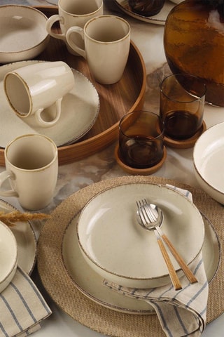 Service petit-déjeuner en porcelaine - 16 pièces