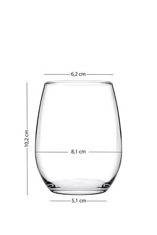 4 verres à eau - 35 cl