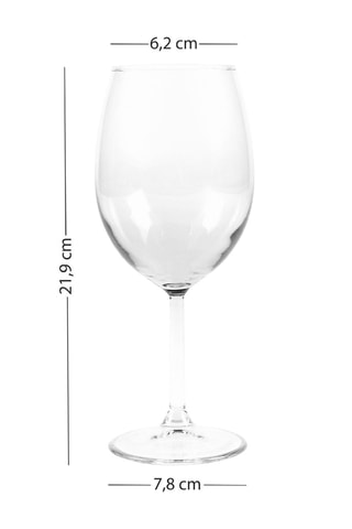 4 verres à vin - 54 cl