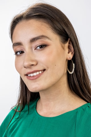 Orecchini a cerchio Naomi - Dorato