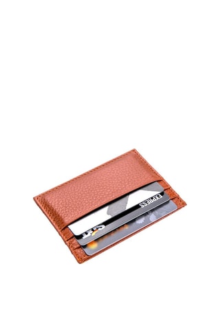 Portacarte in pelle - Monomen - Cammello