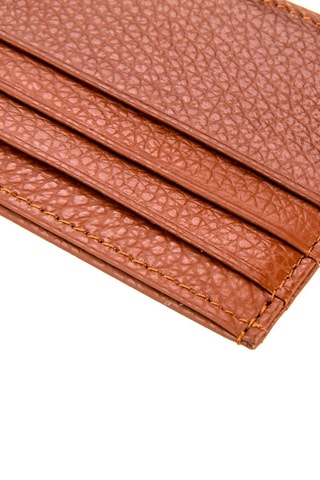 Portacarte in pelle - Monomen - Cammello