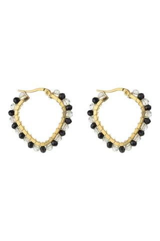 Orecchini a cerchio Maya - Dorato