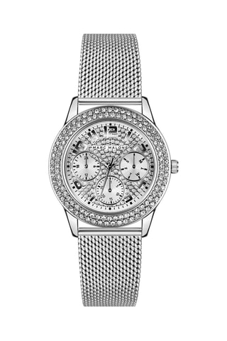 Orologio al quarzo in acciaio - Argentato