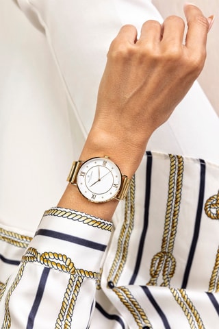 Orologio al quarzo in acciaio - Dorato  - Frederic Graff