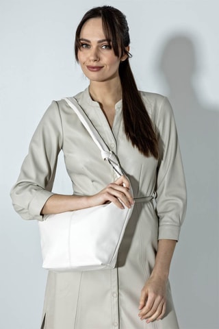 Borsa a spalla - Bianco - 