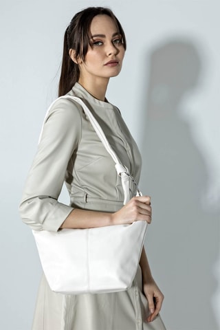 Borsa a spalla - Bianco - 