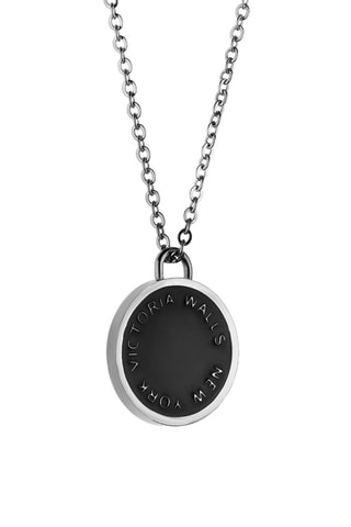 Collana - Argentato e nero - Victoria Walls