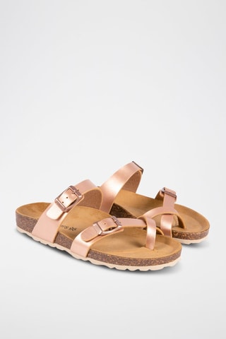 Sandalen Zalmkleurig