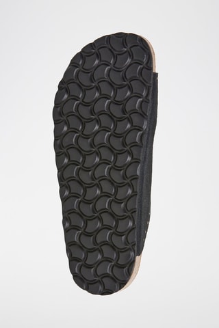 Sandalias de nobuk - Negro