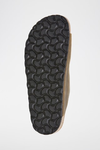 Sandalias de piel - Caqui