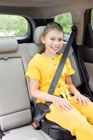 Alzador Booster Basic R129 - Negro -  De 7 a 12 años - De 135 a 150 cm - 36 kg