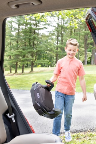 Alzador Booster Basic R129 - Negro -  De 7 a 12 años - De 135 a 150 cm - 36 kg